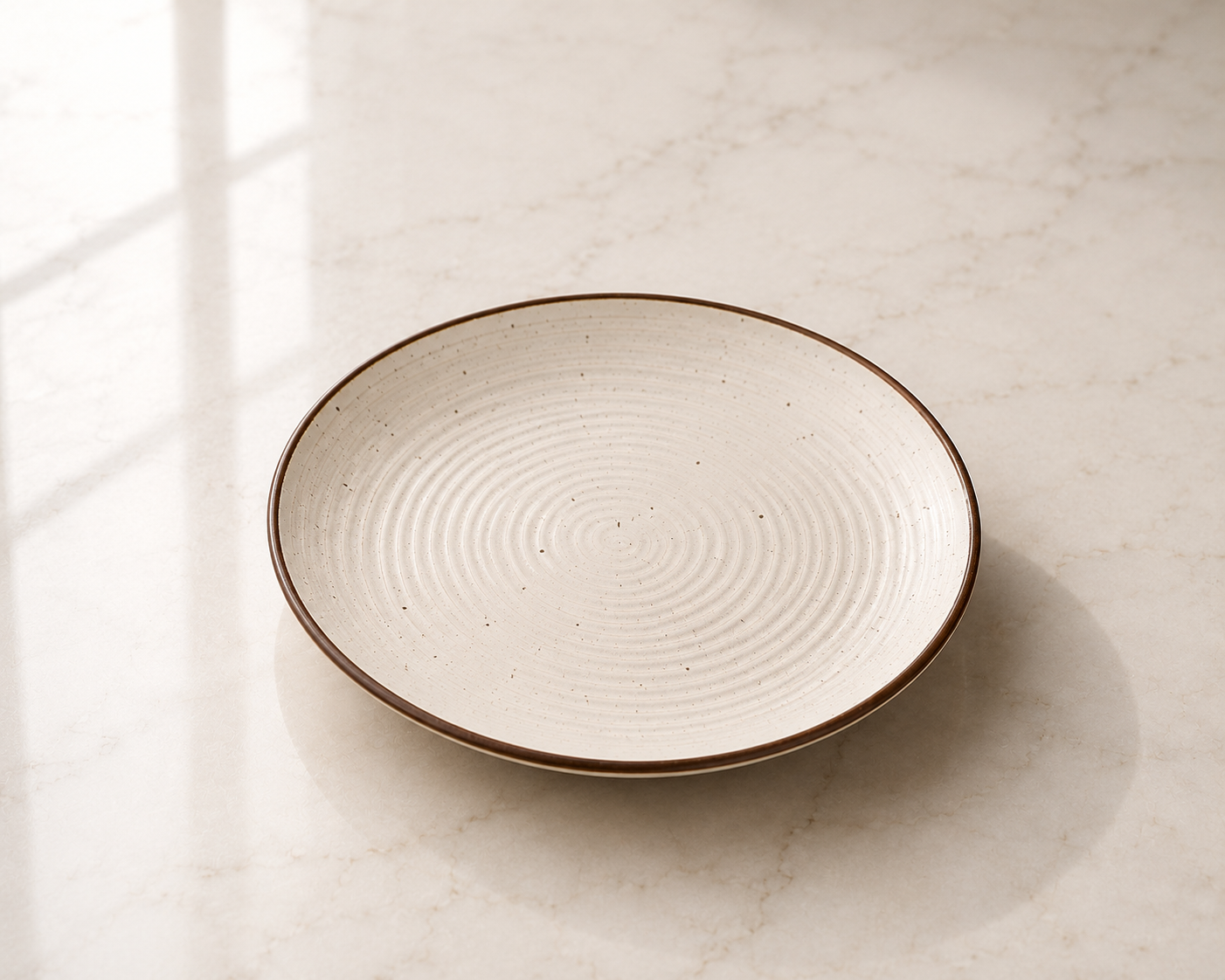 Ceramic  Plate Set of 2 9 inch Microwave Safe