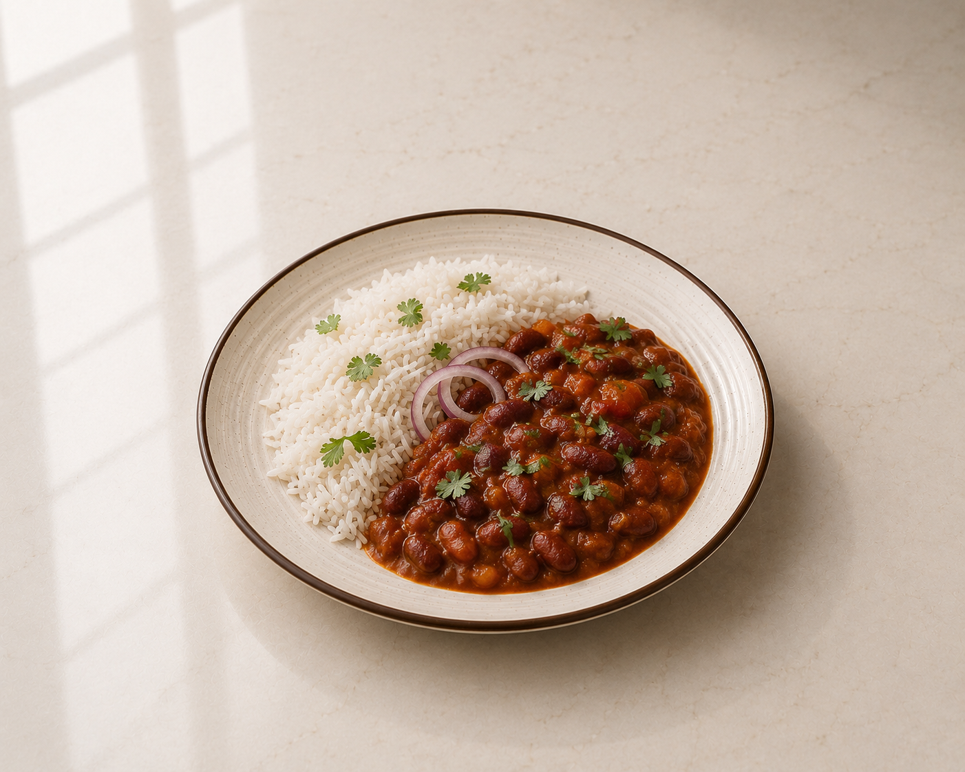 Ceramic  Plate Set of 2 9 inch Microwave Safe