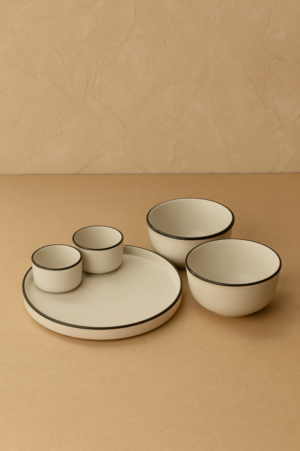 Cheeky flaky white Platter set