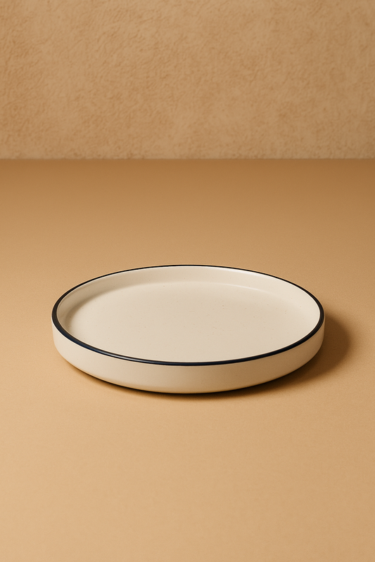 Studio Pottery Ceramic Platter 8 inch