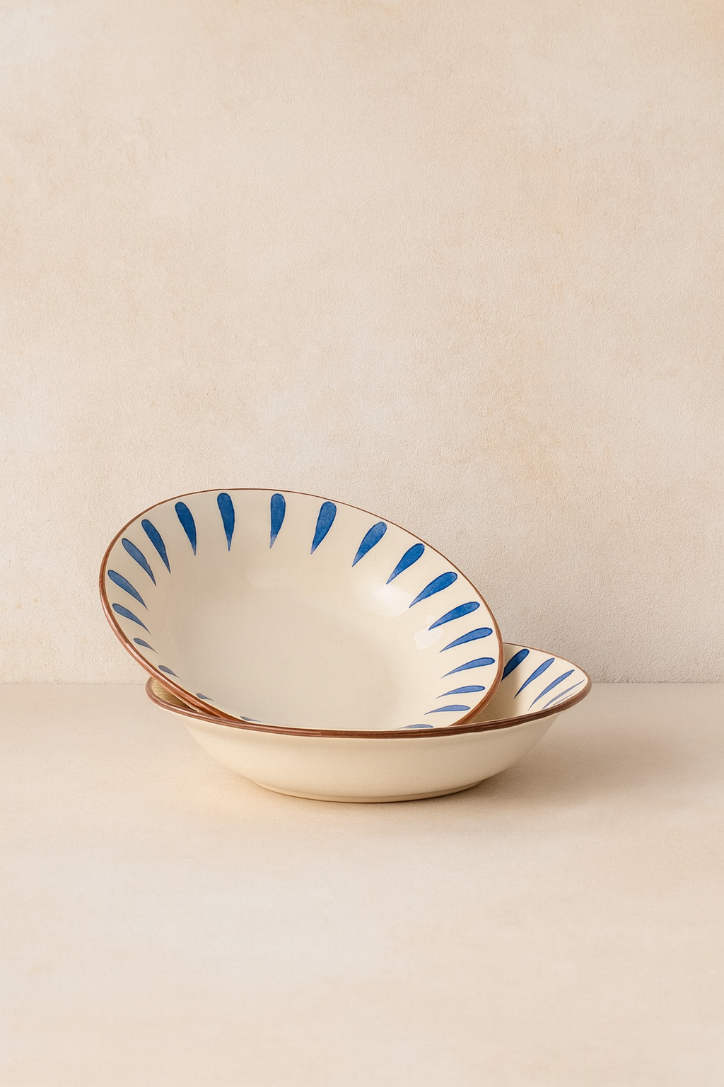 Studio Pottery Pasta Plate 7 Inch Microwave Safe