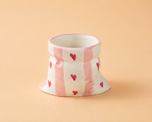 Heart pouch mug