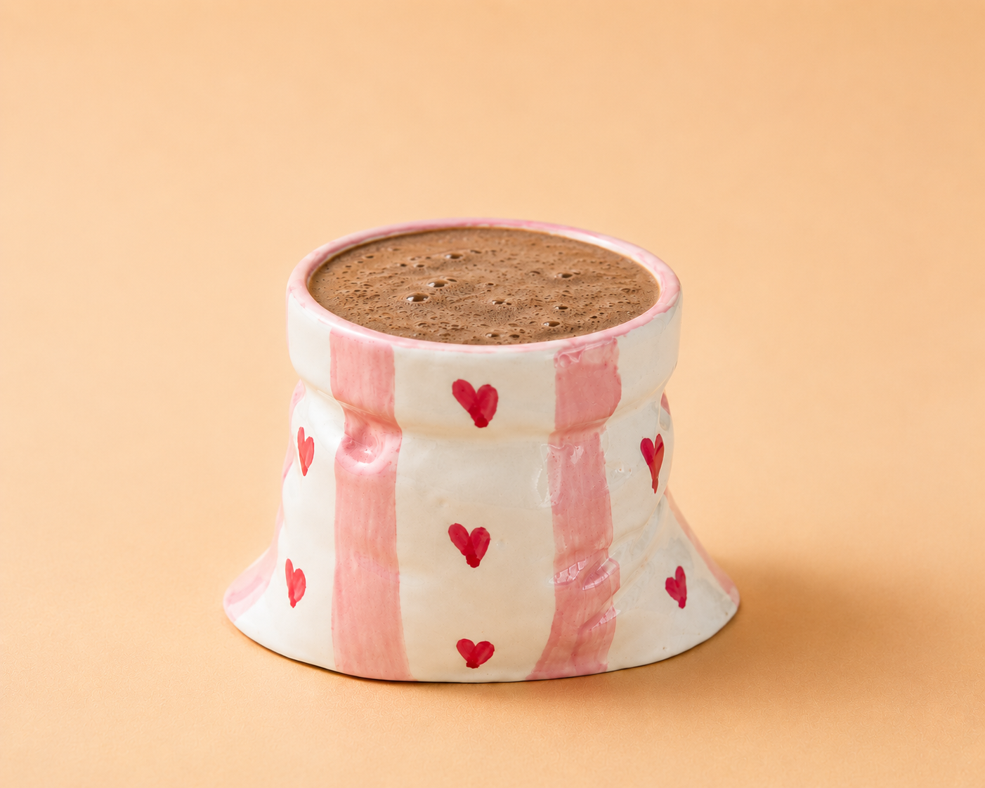 Heart pouch mug