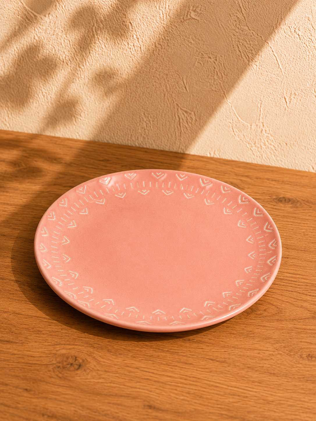 Boho ceramic quater plate