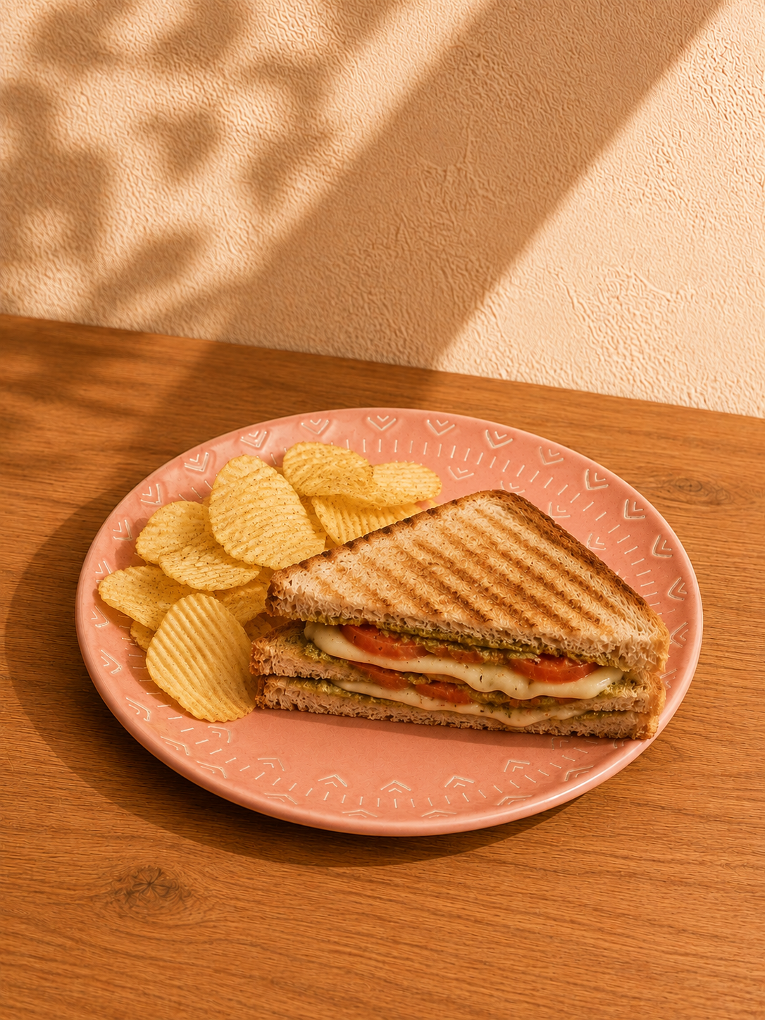 Boho ceramic quater plate