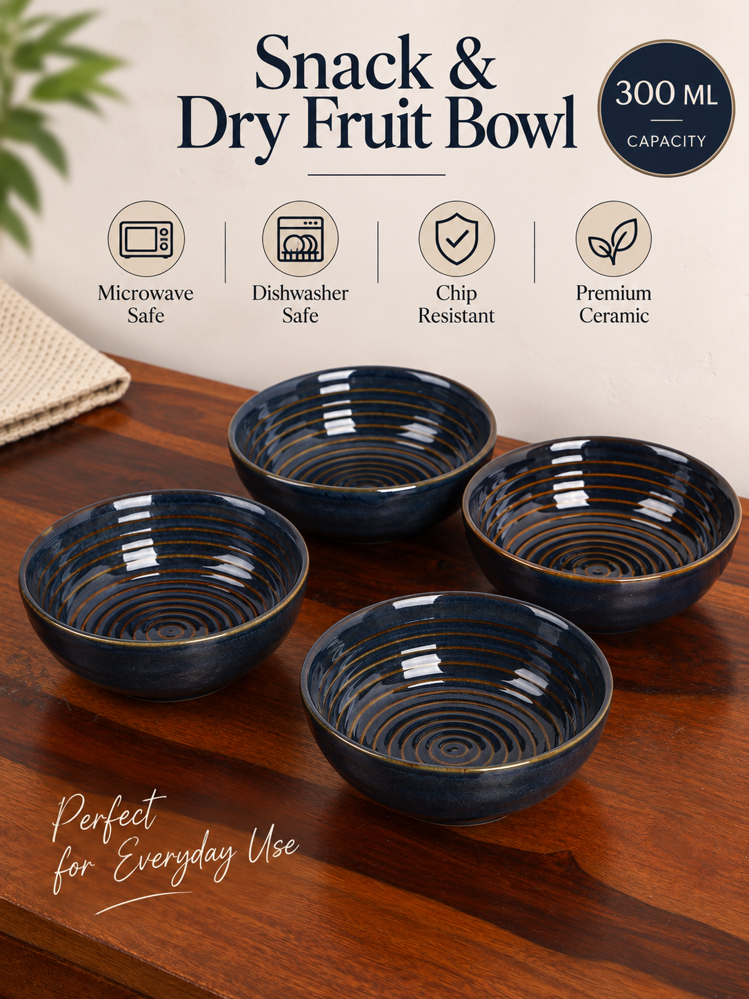 Studio Pottery Bowl Set of 4