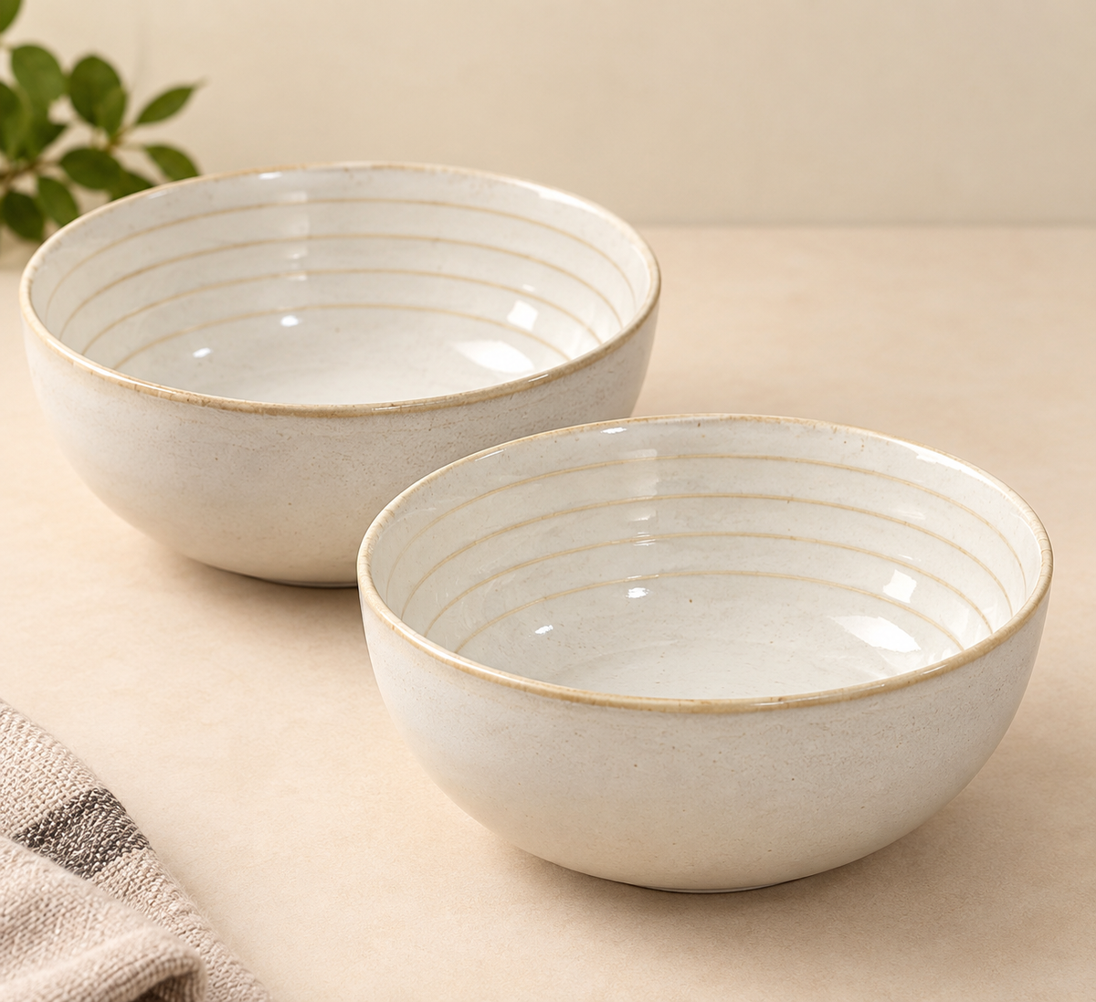 Ceramic Serving Bowl Set of 2
