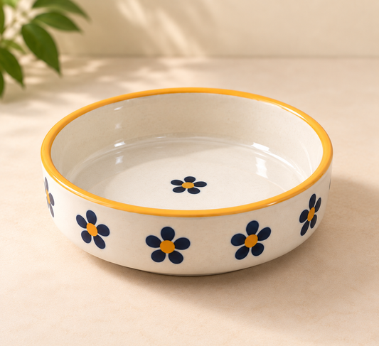 Ceramic Flat Bowl