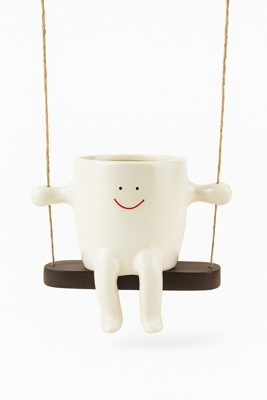 Studio Pottery Hanging Planter 6 inch ( Without Plant )