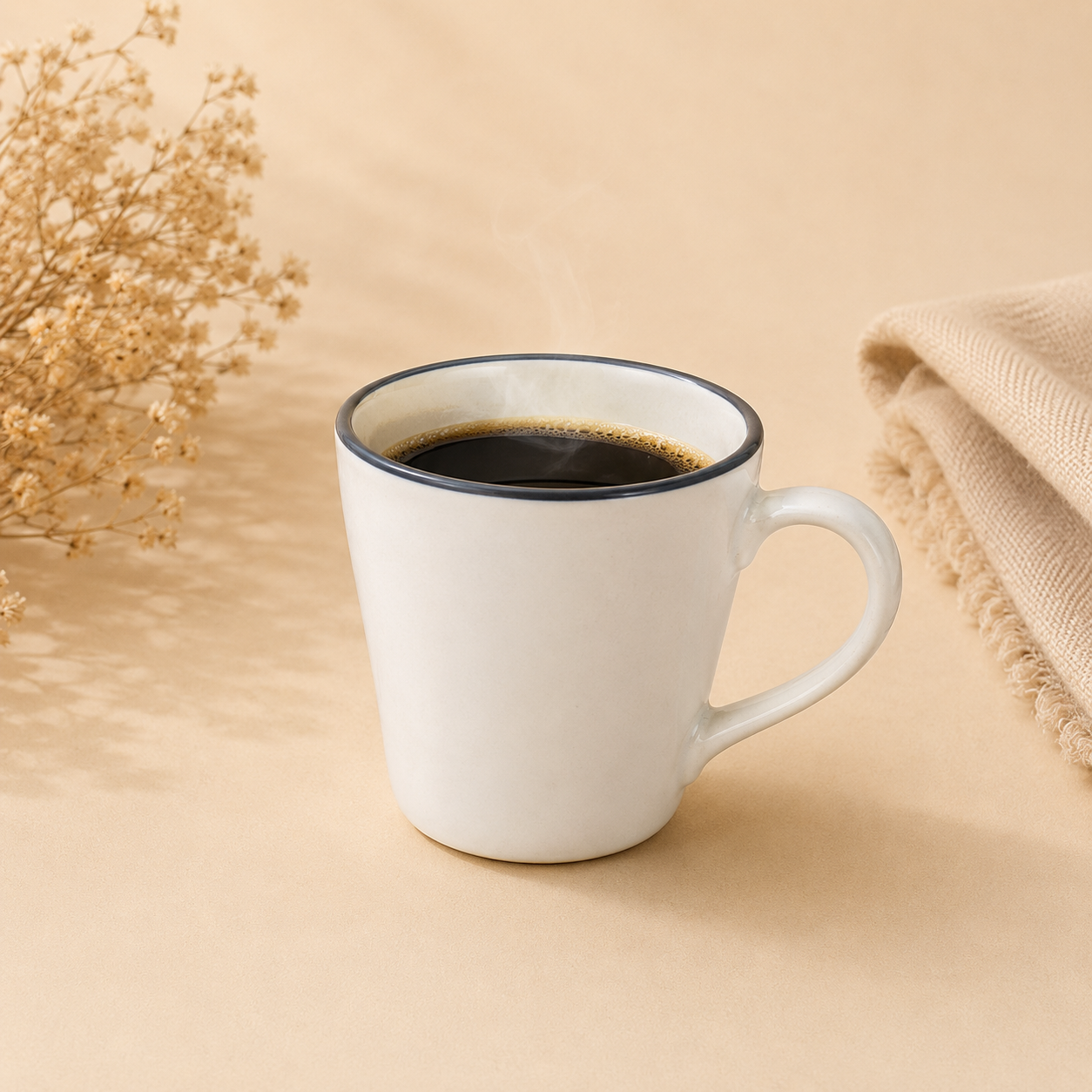 Ceramic iris tea cup
