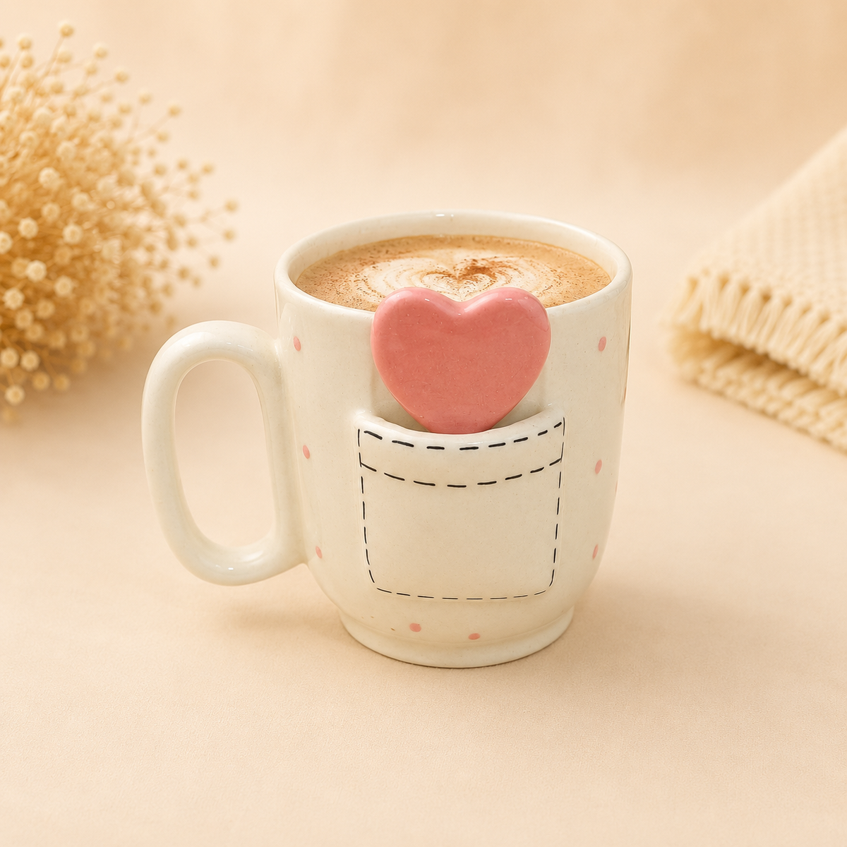 Pocket full of love mug