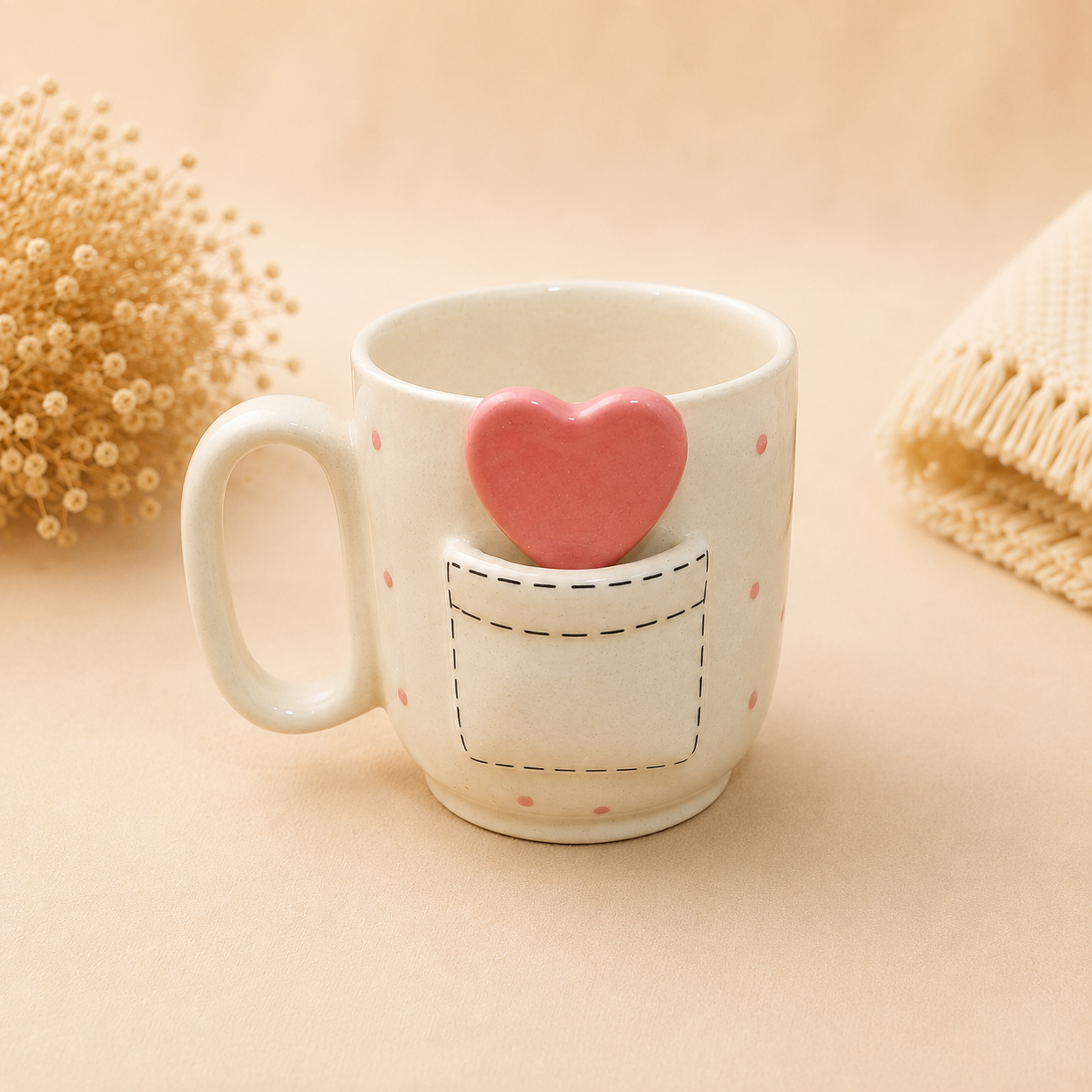 Pocket full of love mug
