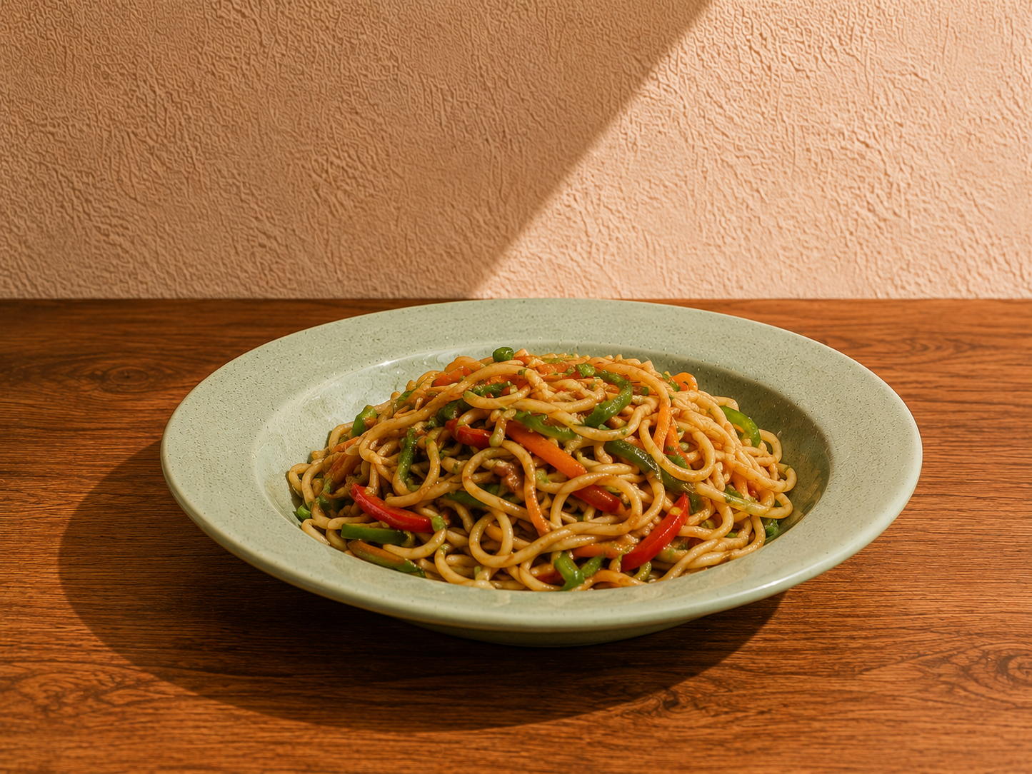Studio Pottery Ceramic Pasta Plate