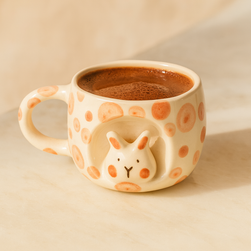Studio Pottery Aesthetic Haindpainted Mug 300 Ml