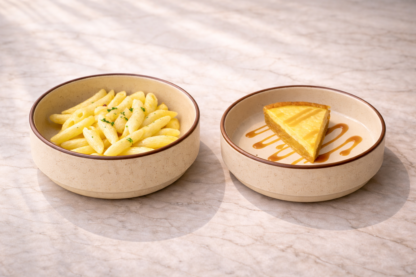 Flat Bowl Set of 2 ( 6.5 inch and 5.5 inch )