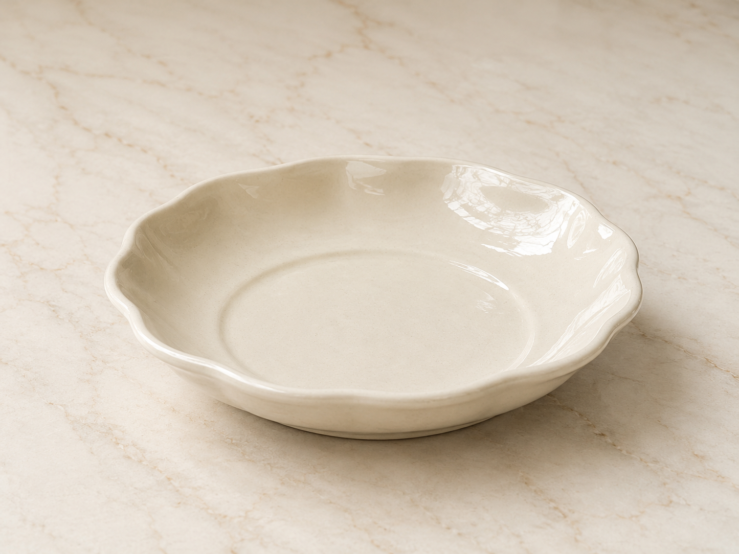 Ceramic Deep Dish Plate