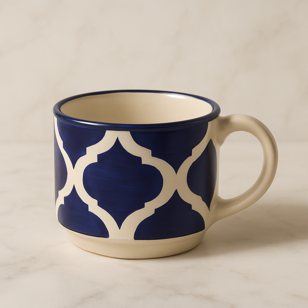 Studio Pottery Ceramic Tea Cups Set of 6