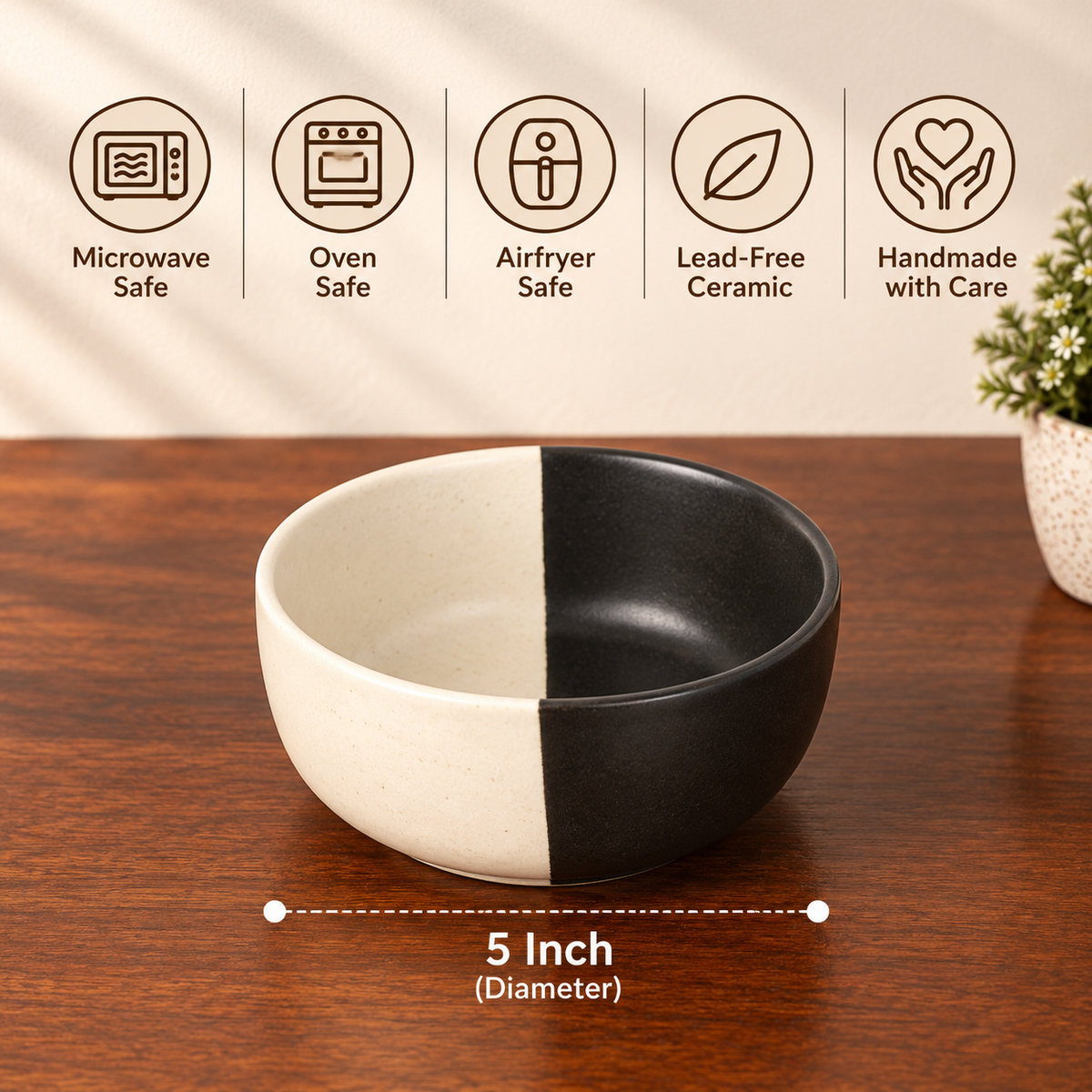 Yin yang bowl