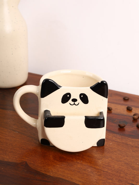 Studio Pottery Panda Mug
