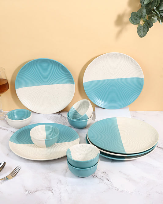 Shaded Ceramic dinner set  ( Microwave Safe )