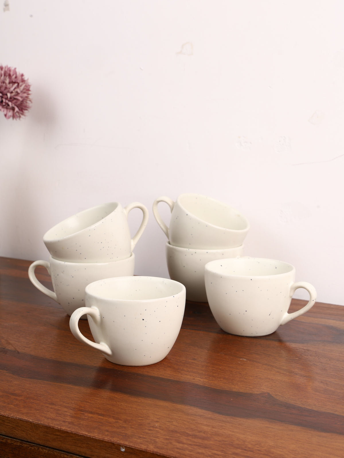 Studio Pottery Ceramic Tea Cups Set of 6