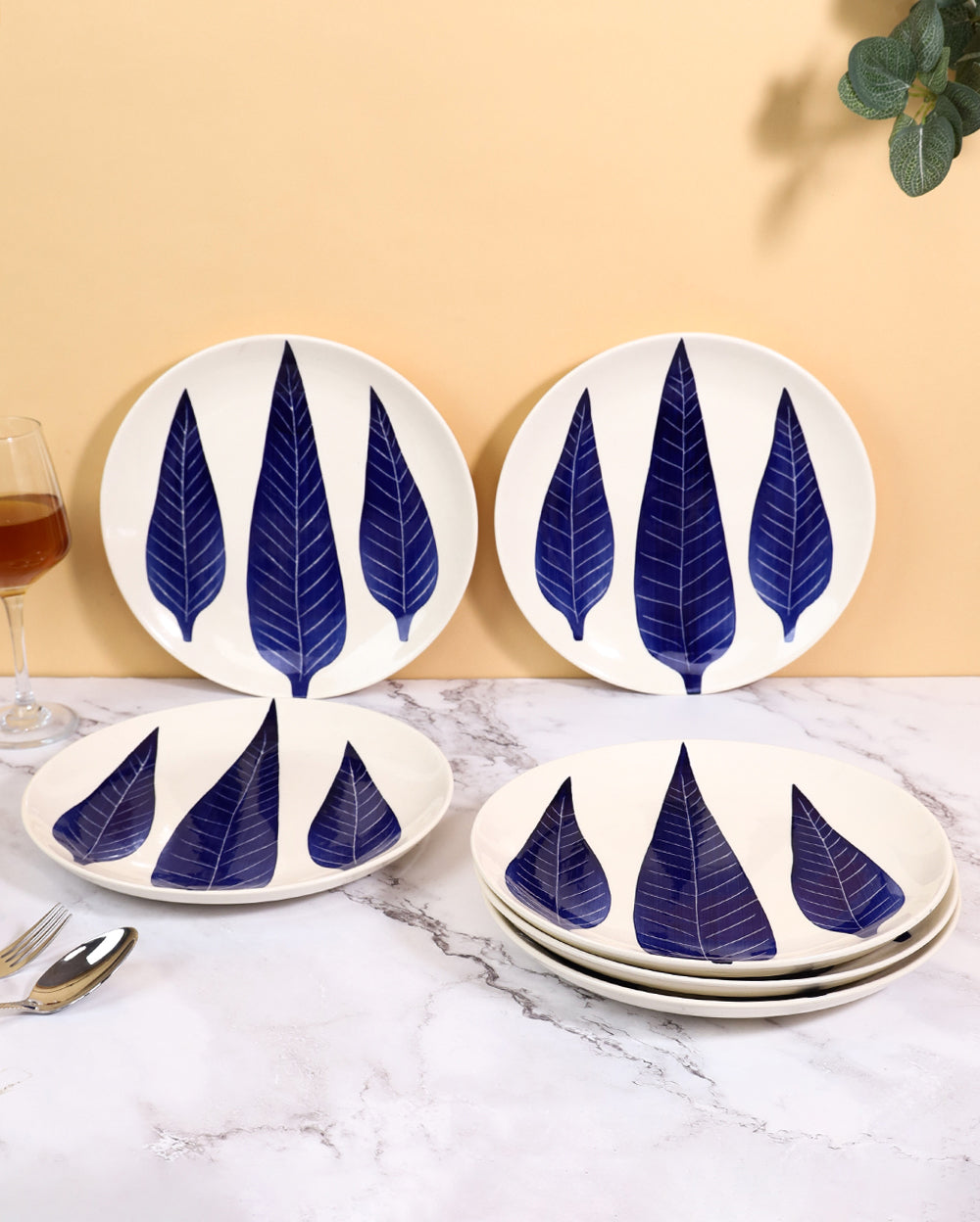 Sapphire Ceramic dinner set ( Microwave Safe )