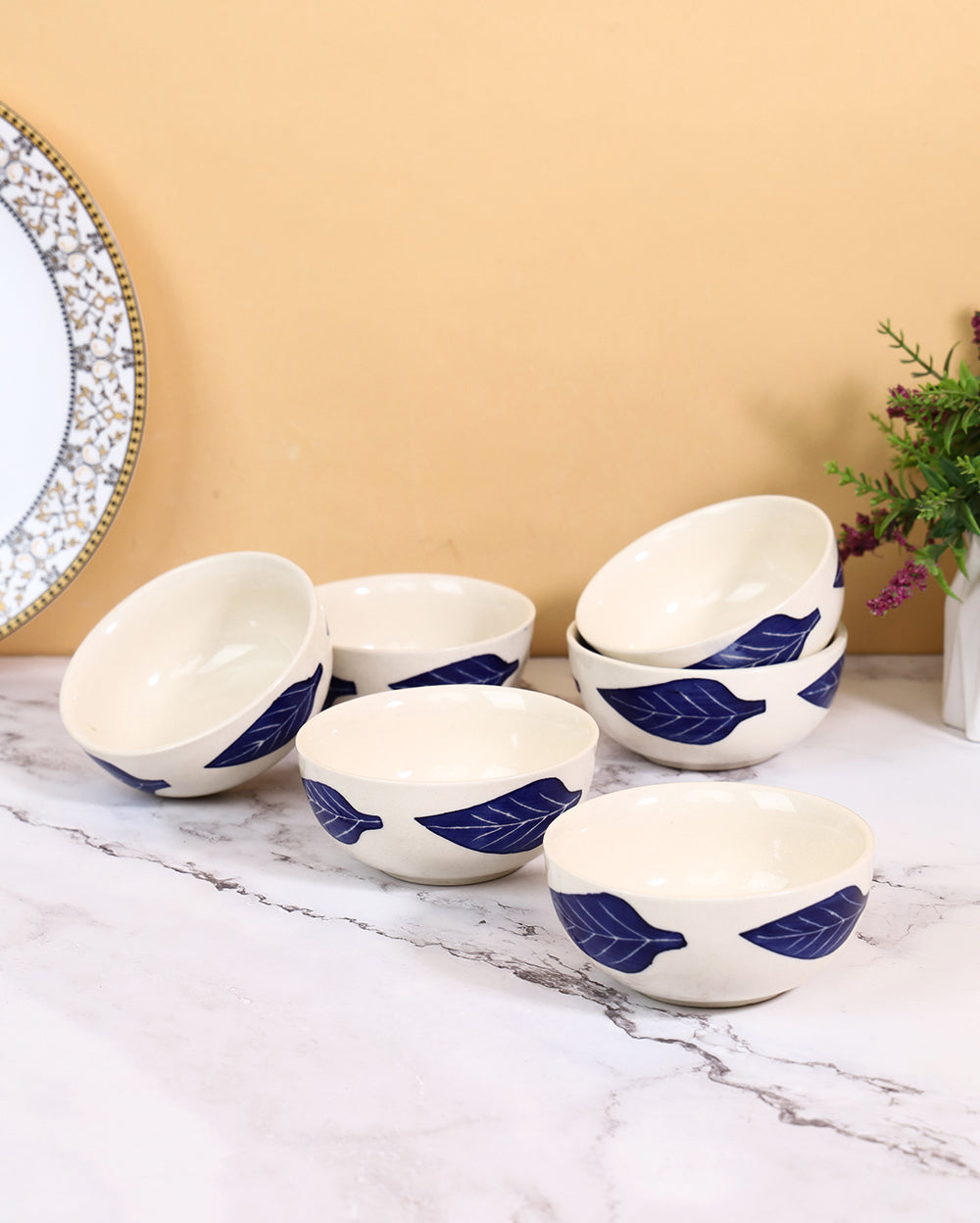 Sapphire Ceramic dinner set ( Microwave Safe )