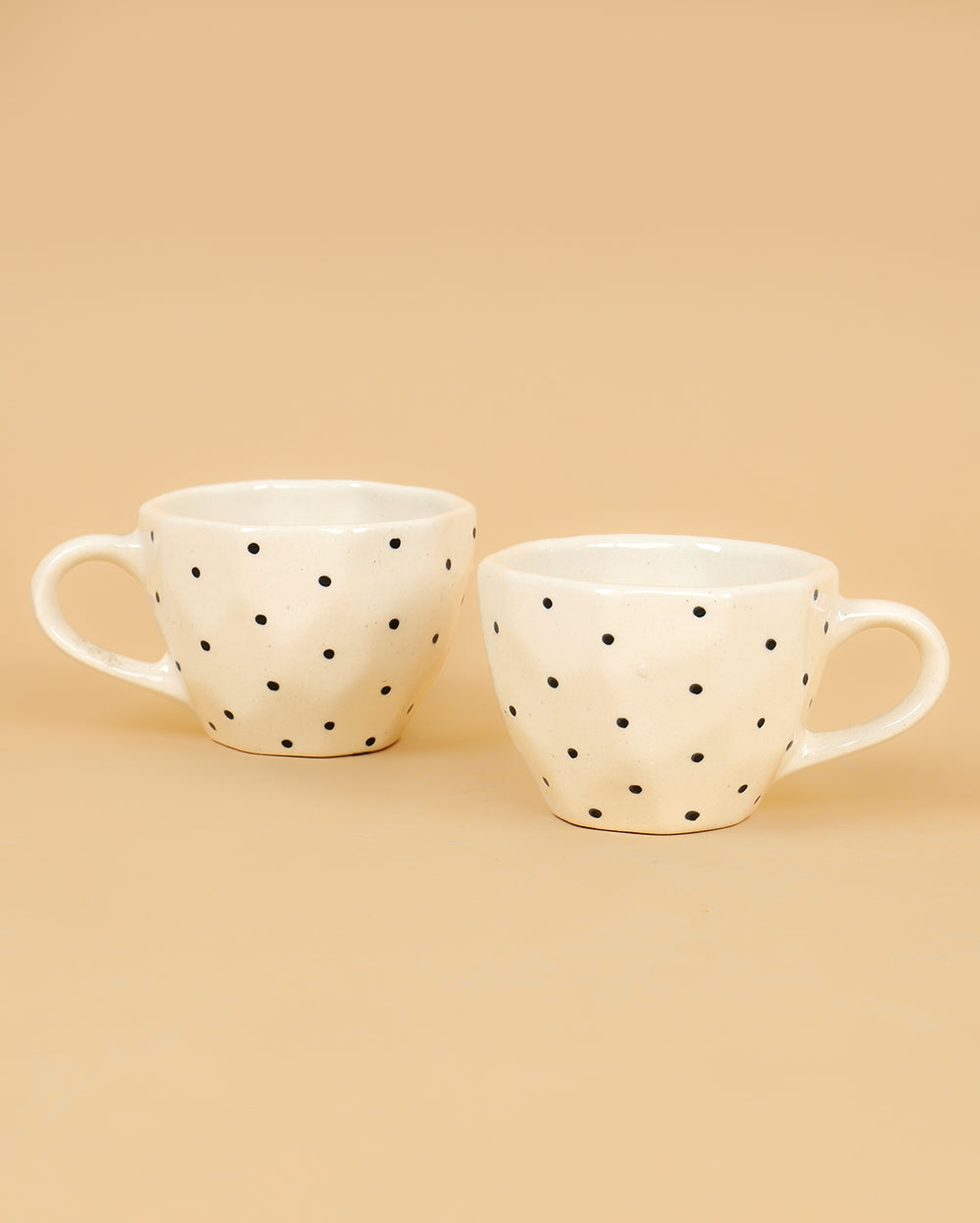 Polka dotted cups