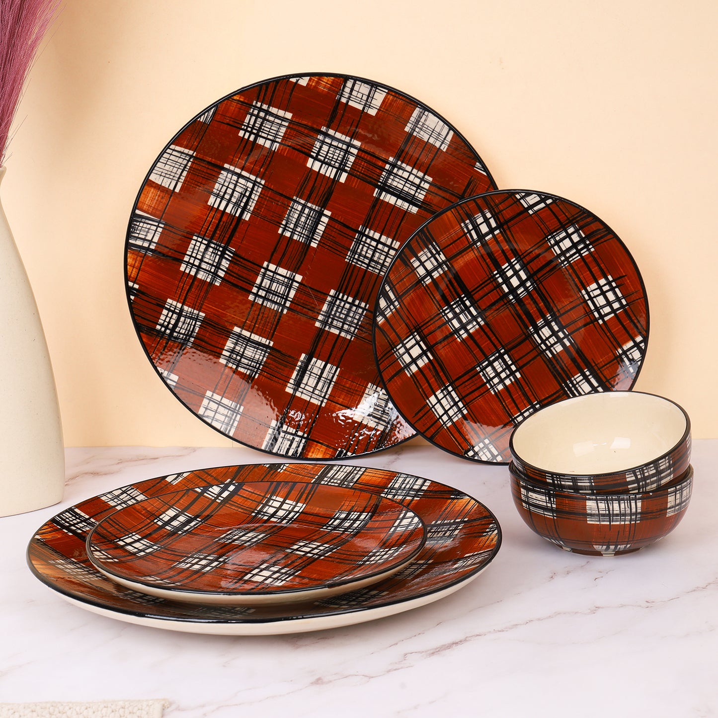 Studio Pottery Ceramic Dinner Set