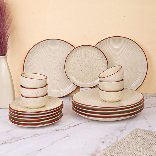 Studio Pottery Ceramic Dinner Set Microwave Safe