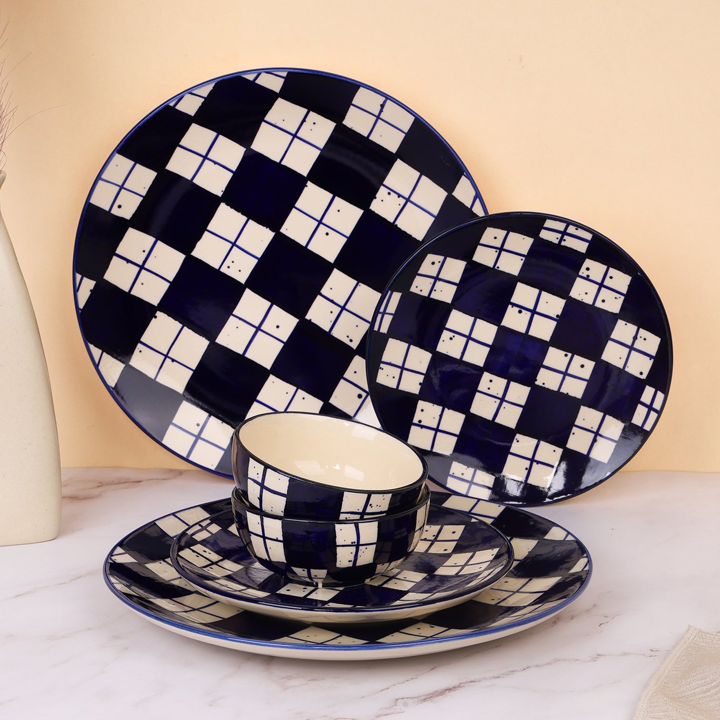 Studio Pottery Ceramic Dinner Set