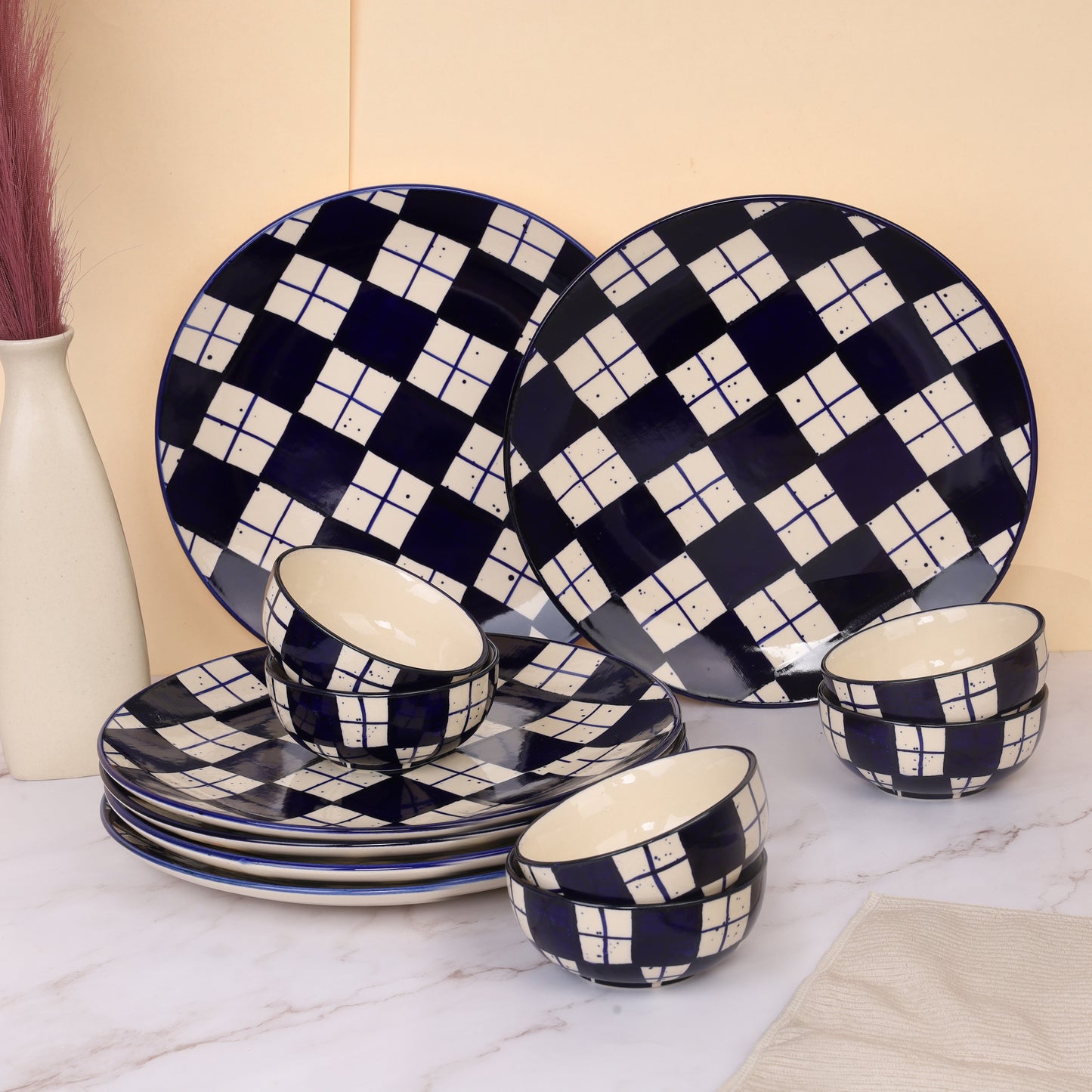 Studio Pottery Ceramic Dinner Set