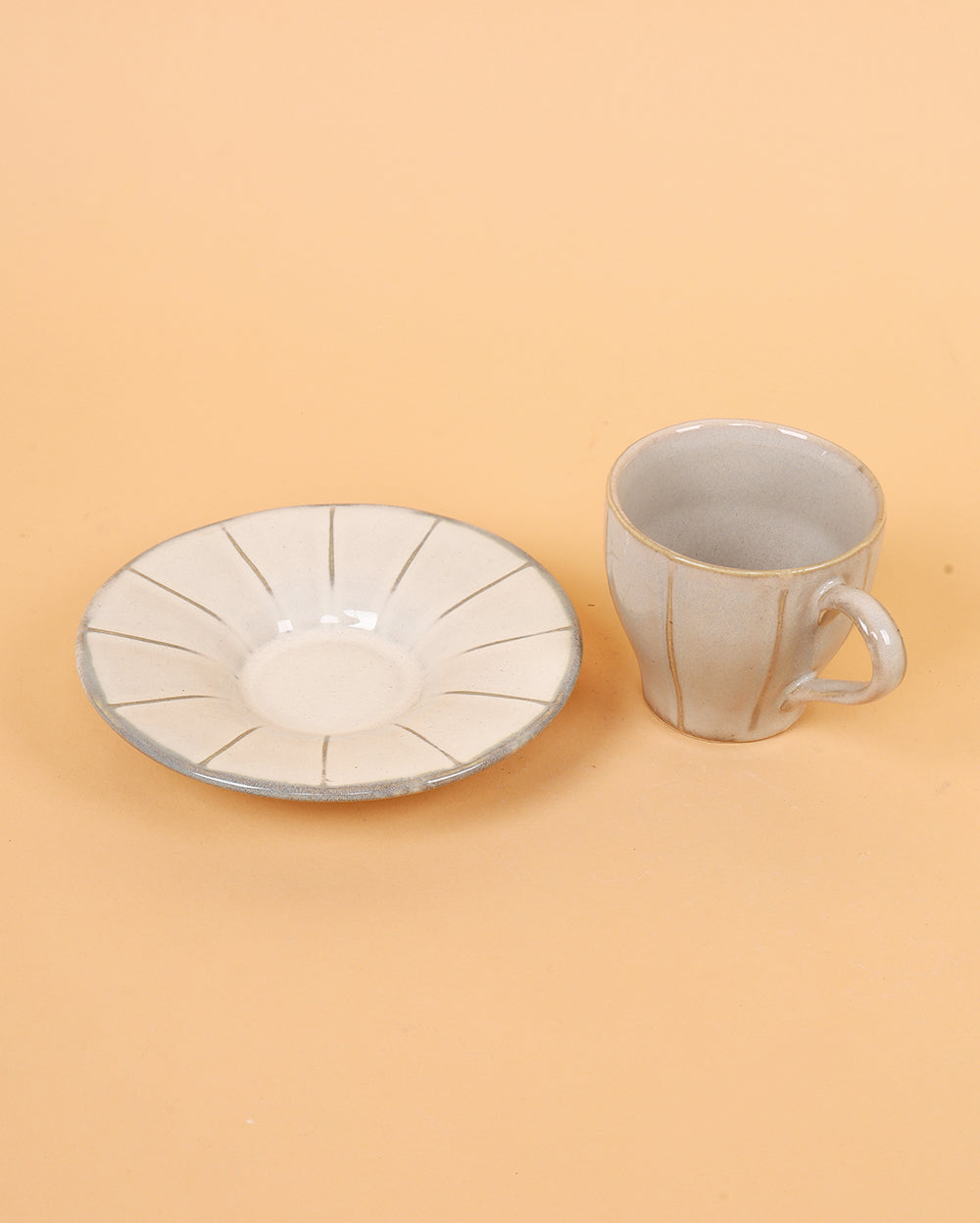 Earl white tea cup set