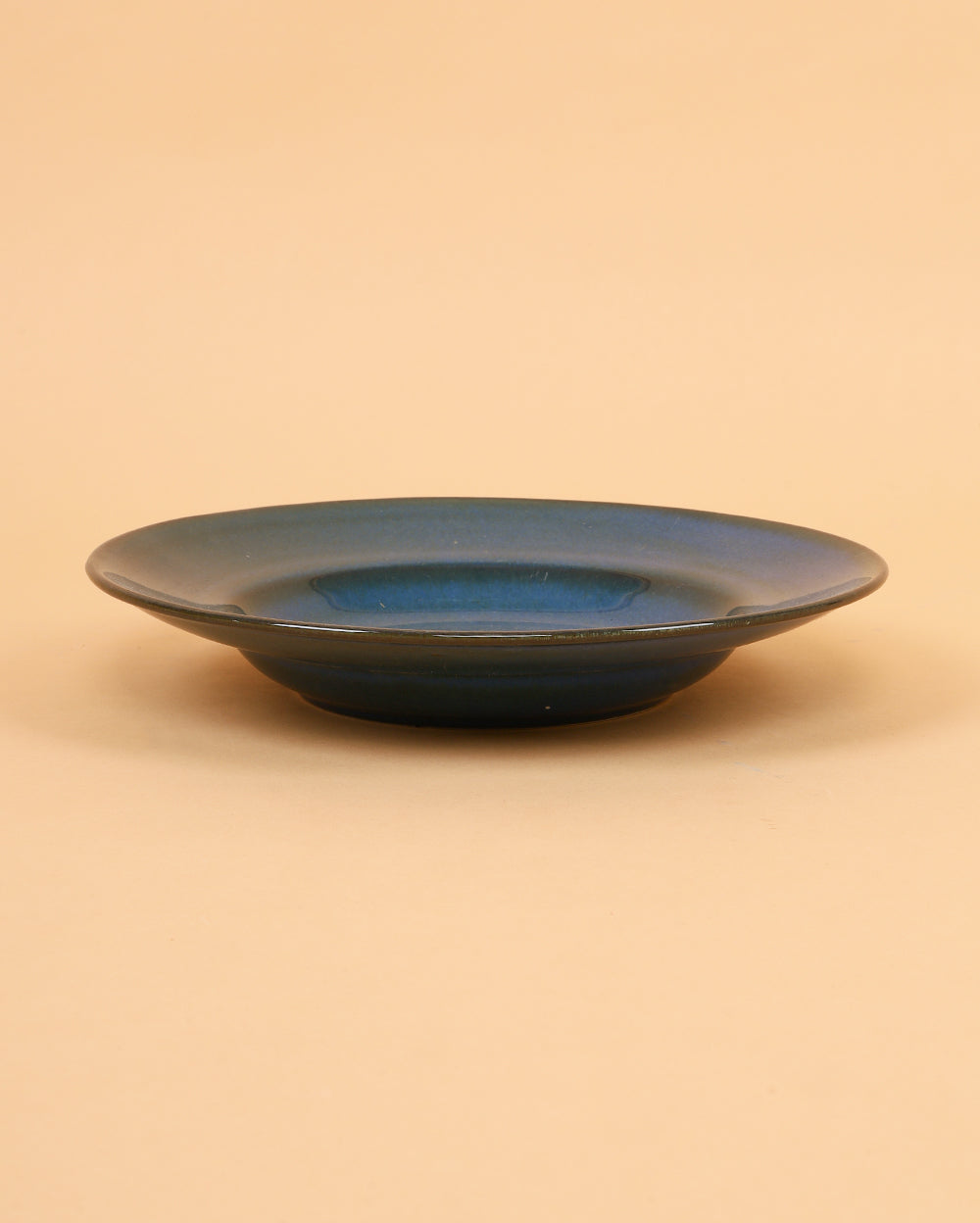 Midnight Pasta Plate Porcelain Chip Resistant 9 inch ( Big Pasta Plate )