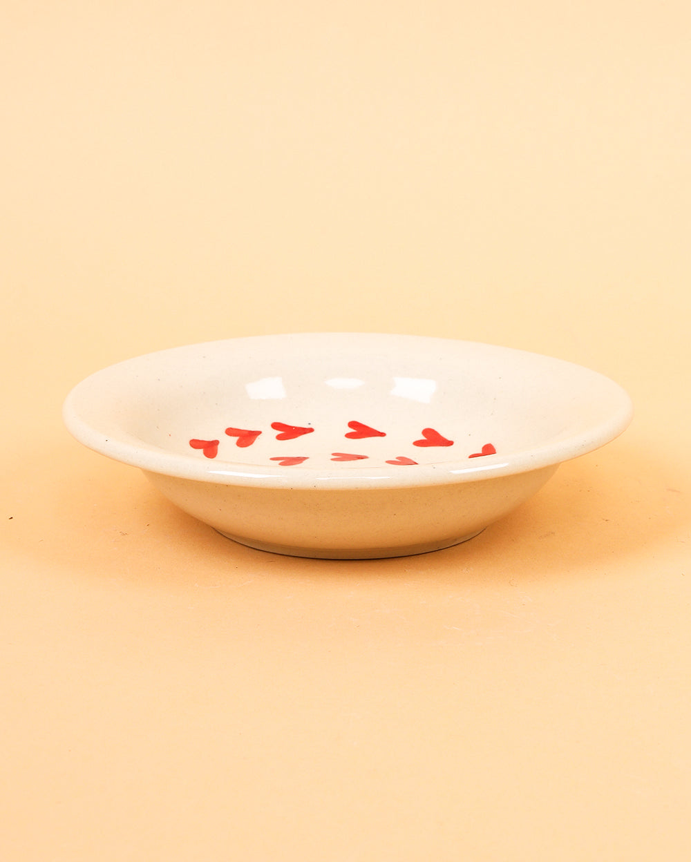 Love and flora Ceramic pasta plates ( Microwave Safe )