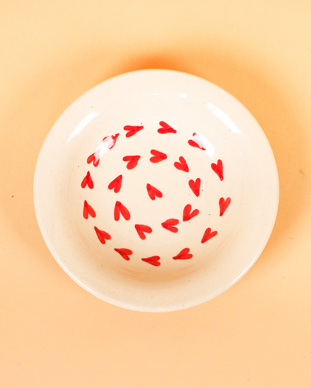 Love and flora Ceramic pasta plates ( Microwave Safe )