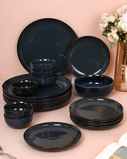 Blue lagoon dinner set ( Chip resistant )