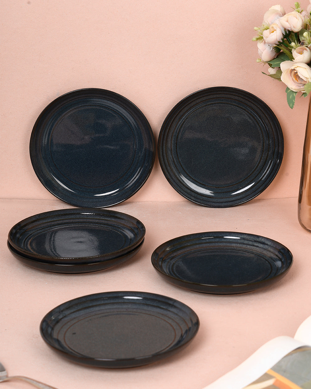 Blue lagoon dinner set ( Chip resistant )