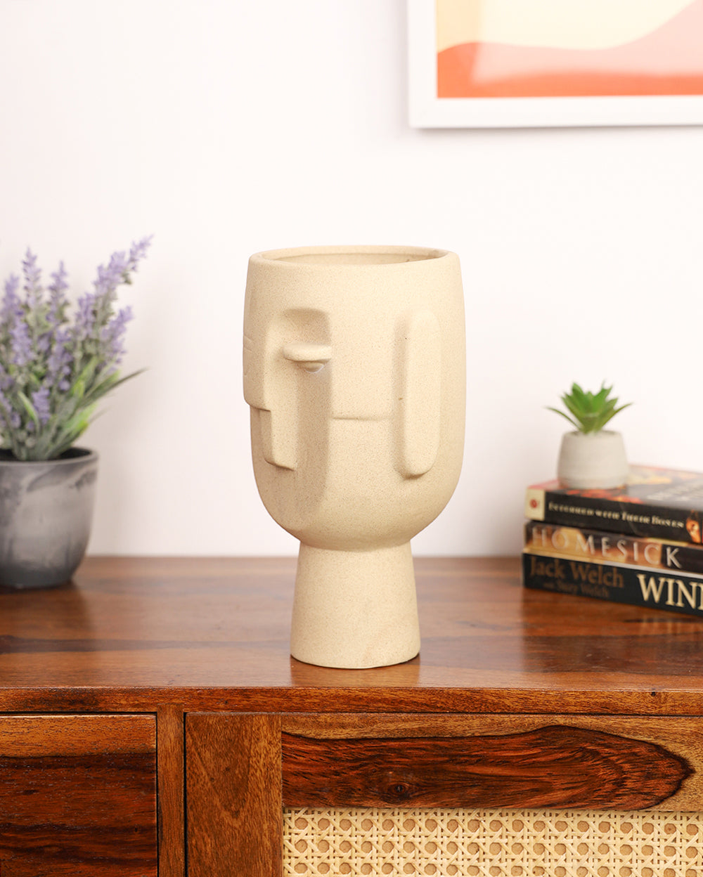 Morrocan face vase