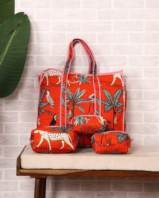 Orange cucktoo bag