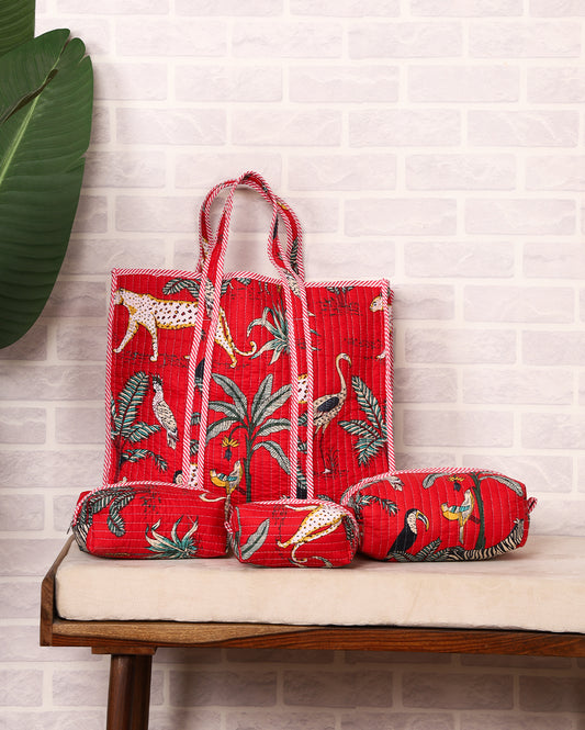 Cherry zebra bag