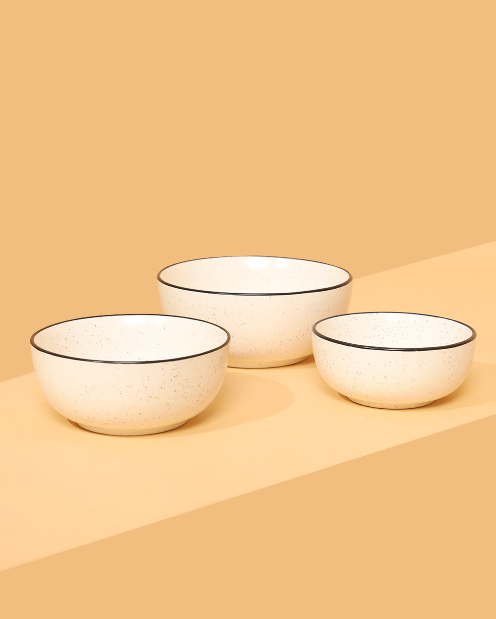 Cream bowls  Set of 3 Microwave Safe