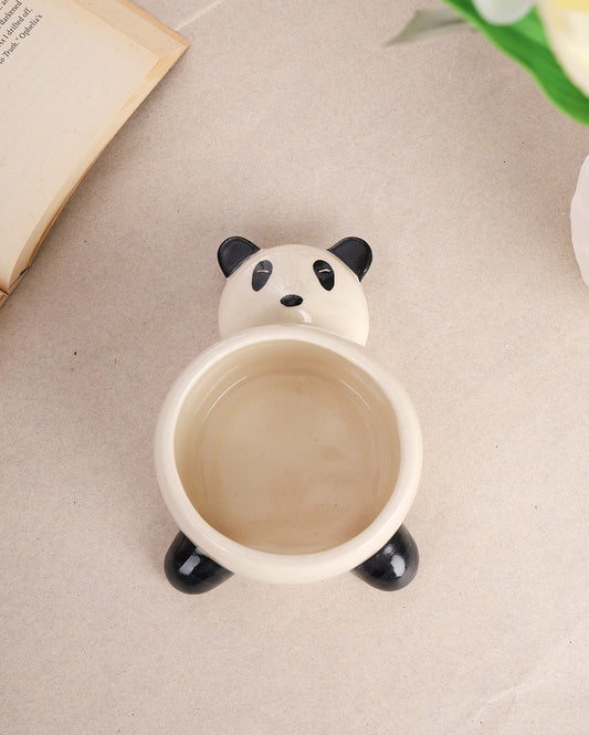 Hand-Painted  Aesthetic Panda Bowl – 5.5 inch