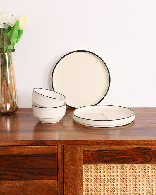 Studio Pottery Breakfast Set 4 Pcs