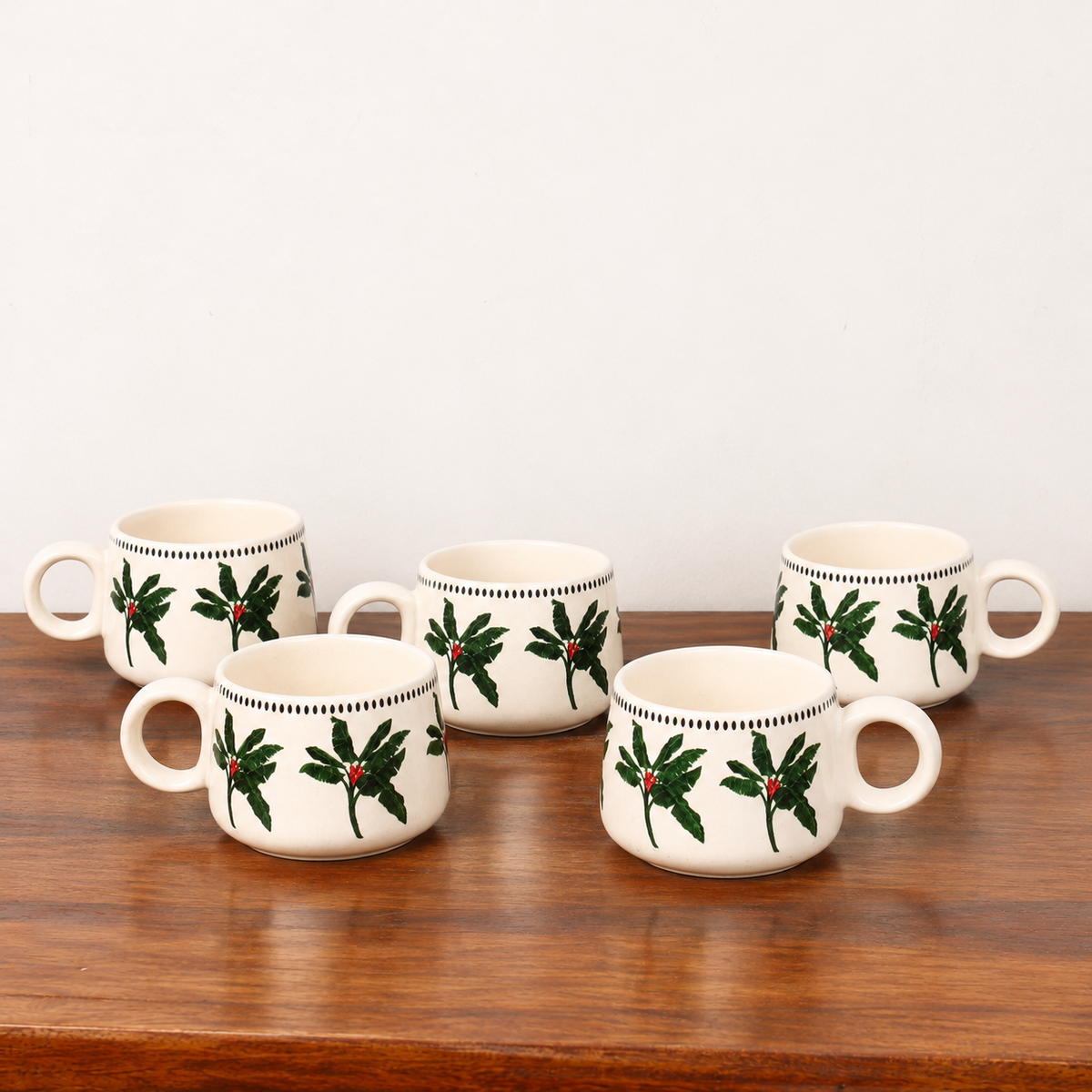 Coconut Grove Tea Cups (Set of 6)