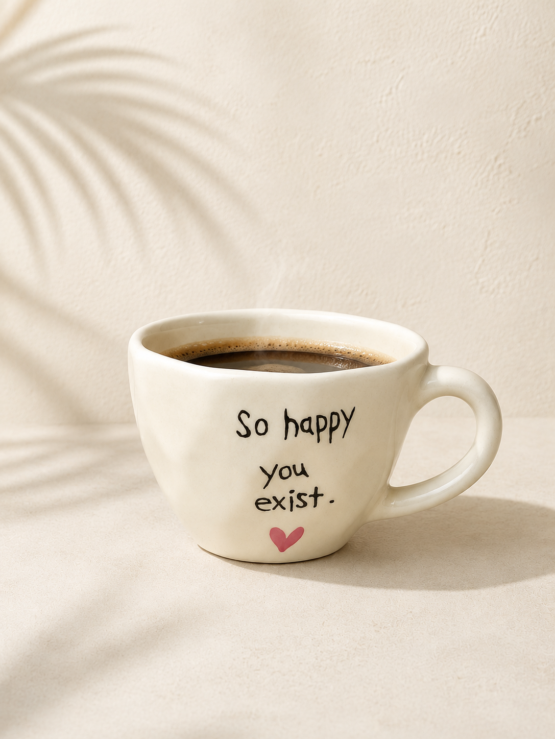 Studio Pottery Hand - Painted Ceramic Cup
