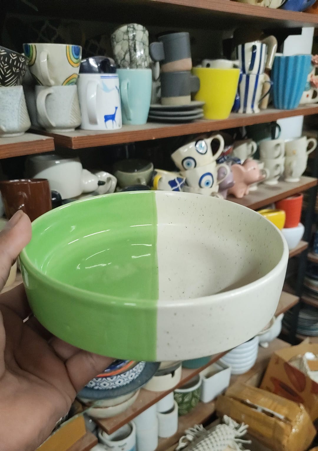 Lime flat bowl 5.5 inch