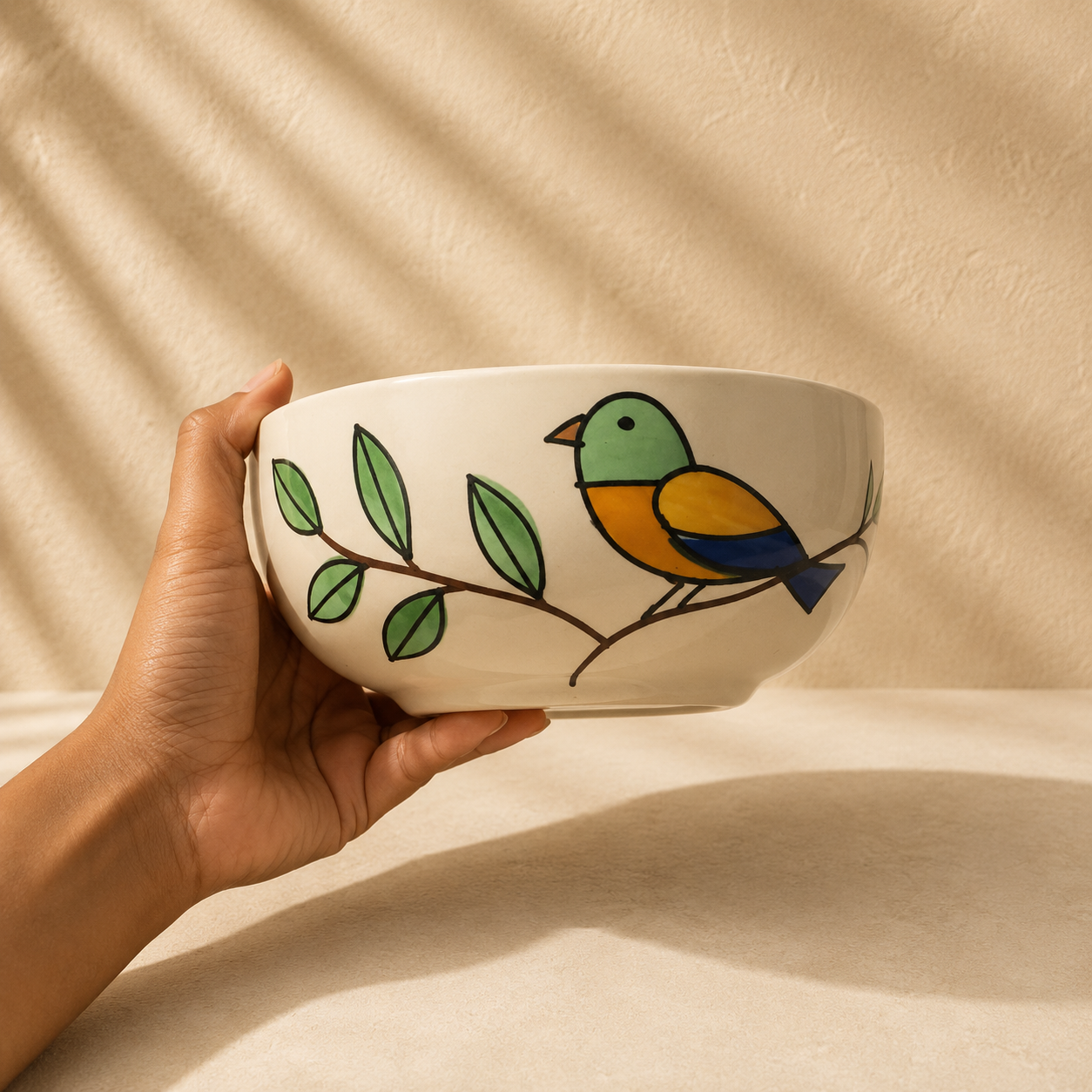 Ceramic Aesthetic Hand-Painted  Bowl