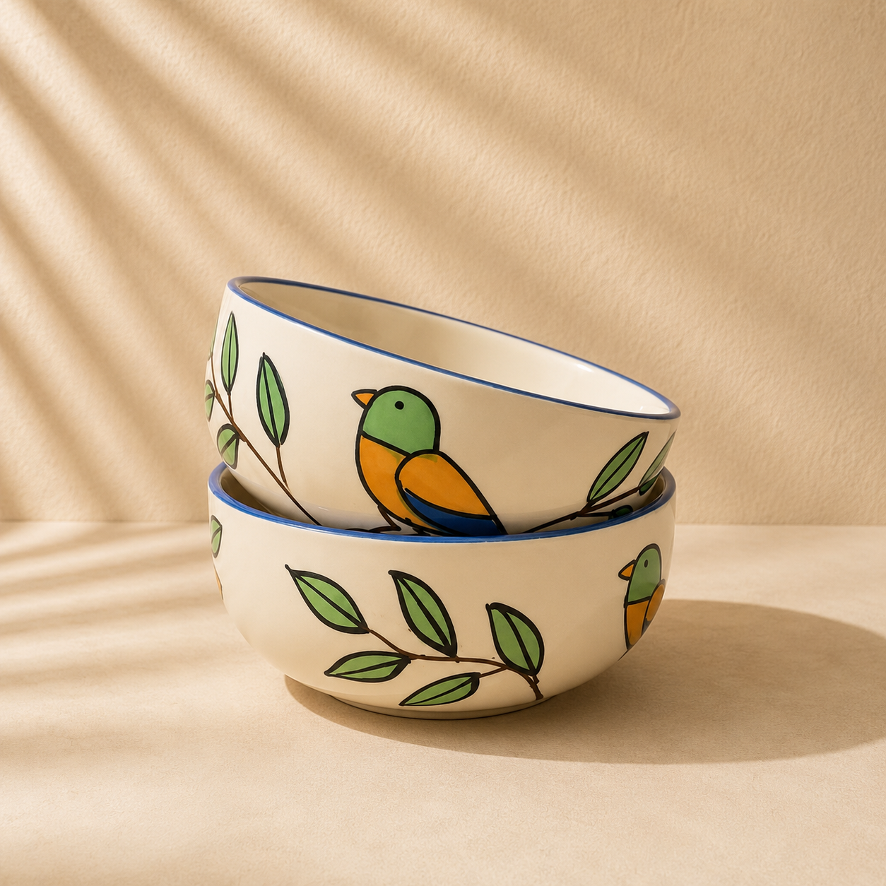 Ceramic Aesthetic Hand-Painted  Bowl