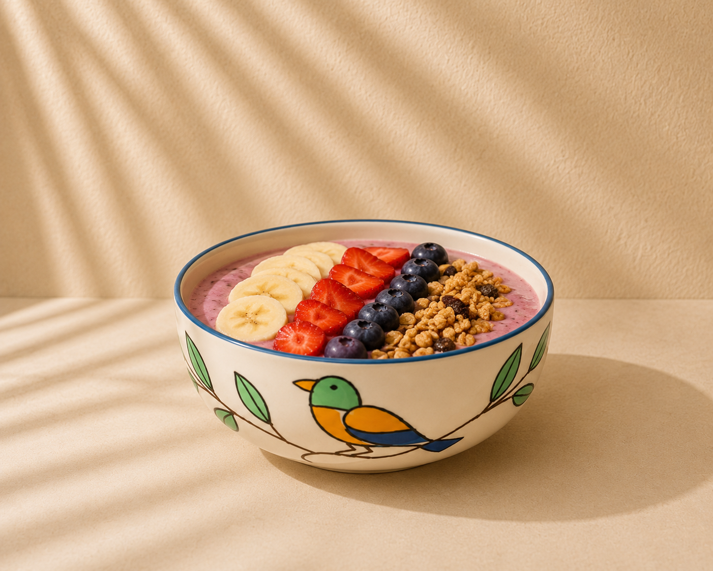 Ceramic Aesthetic Hand-Painted  Bowl